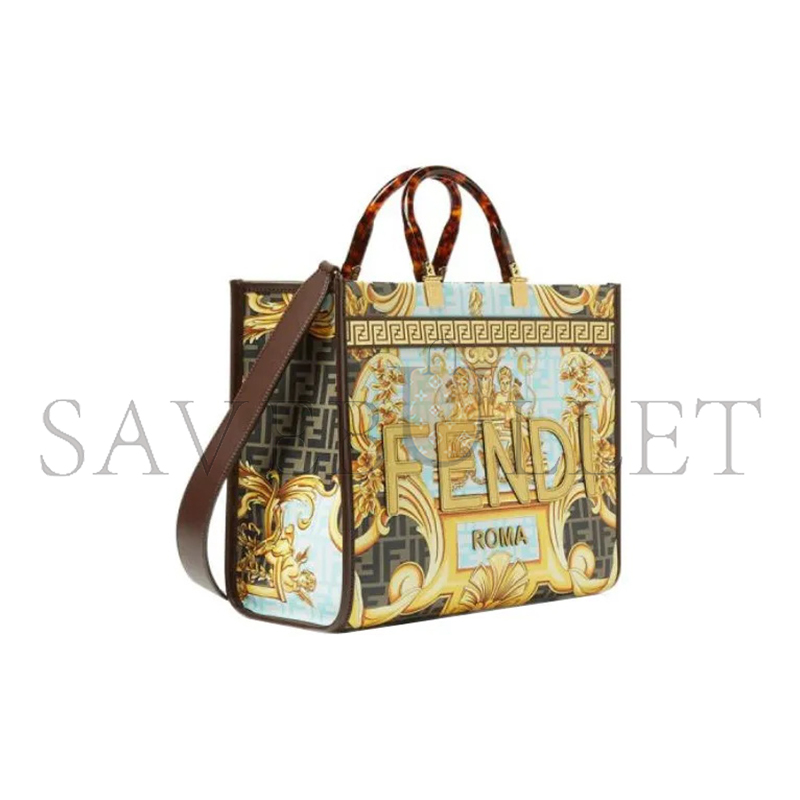 F**di versace x F**di fendace sunshine shopper tote 751a046375b02f (35*31*17m)